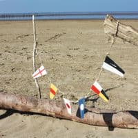 Nautical Pennant Garland | Coastal Décor