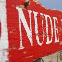 No Nude Bathing Wooden Sign | Beach Sign