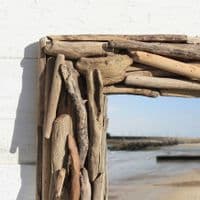 Oblong Driftwood Mirror No 1 | Wall Mirror | Coastal Mirror