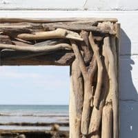 Oblong Driftwood Mirror No 3 | Wall Mirror | Coastal Mirror