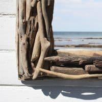 Oblong Driftwood Mirror No 3 | Wall Mirror | Coastal Mirror