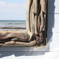 Oblong Driftwood Mirror No 3 | Wall Mirror | Coastal Mirror
