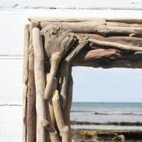 Oblong Driftwood Mirror No 3 | Wall Mirror | Coastal Mirror