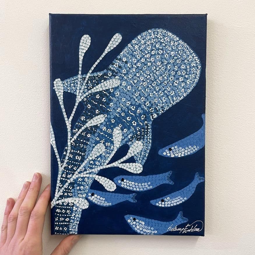 Ocean Garden: Whale Shark - Original Painting