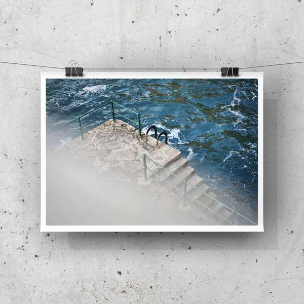 Ocean Stairway Photo Print | Limited Edition | Fine Art Print | Lara Colwood