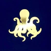 Octopus Gold Foil Print | Metallic Art Print | Nichol Foster