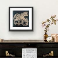 Octopus | Linocut Print | Amy Cundall