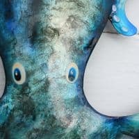 Octopus Wall Art Hanging | Metal Turquoise Octopus