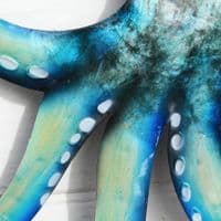 Octopus Wall Art Hanging | Metal Turquoise Octopus