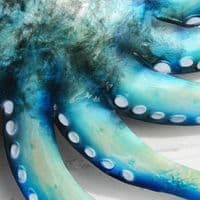 Octopus Wall Art Hanging | Metal Turquoise Octopus