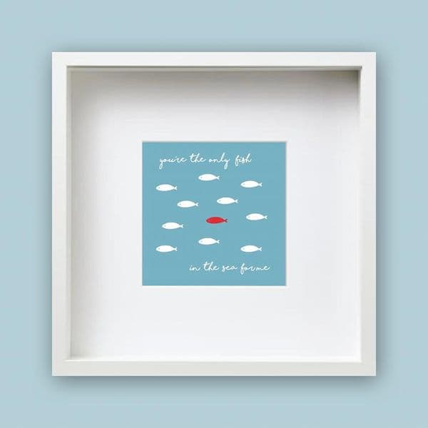 Only Fish in the Sea | Coastal Framed Print | Jo Thearle