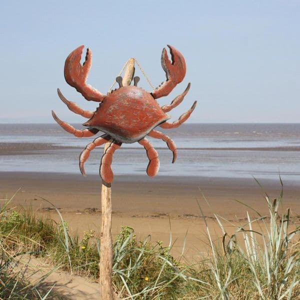 Orange Crab Wall Hanging - Large