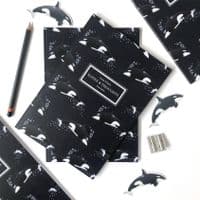 Orca Whale A5 Notebook | Kelsey Emblow