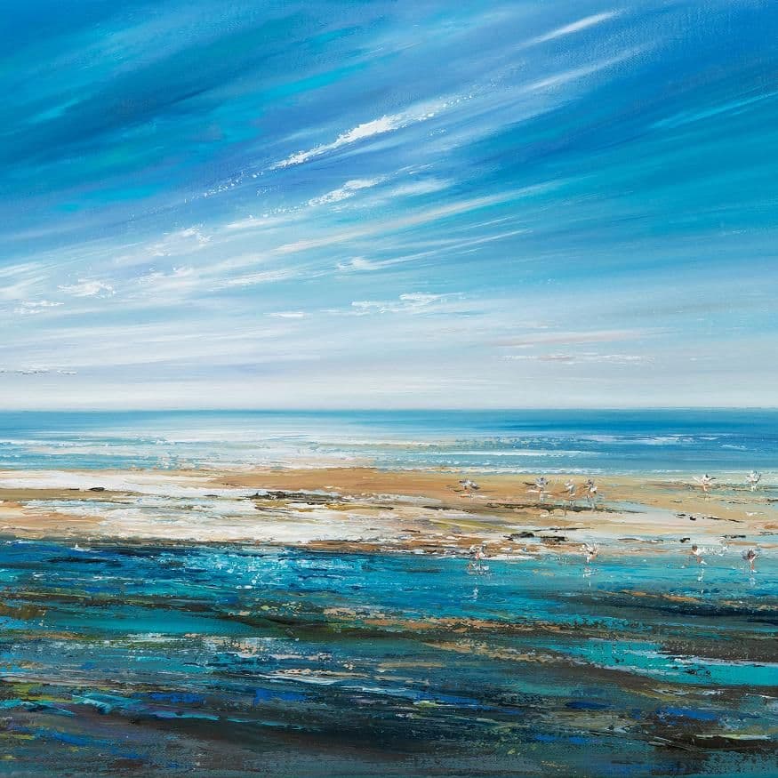 Oystercatchers at Teignmouth – Print