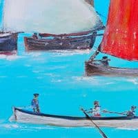 Parade of Sail, Le Chasse-Maree | Original Painting | David Raine