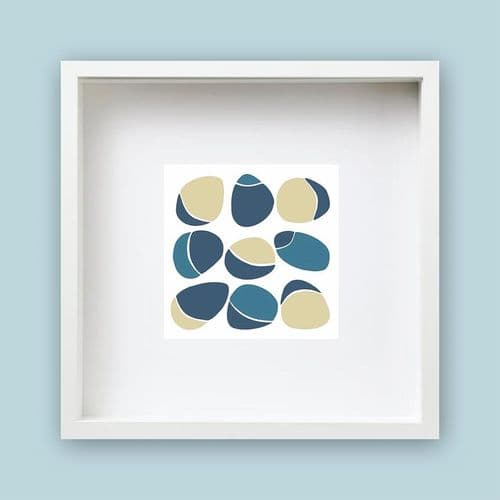 Pebbles Sand - Framed Print