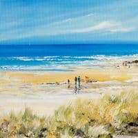 Perranporth Dunes | Art Print | Gail Morris