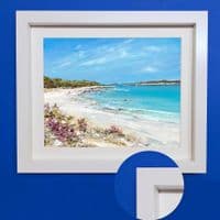 Pink Ragwort at Pentle Bay | Art Print | Gail Morris