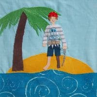 Pirate Boy - Textile Picture