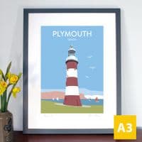 Plymouth Hoe, Devon - Art Print | Coastal Art Print | Fiona Horan