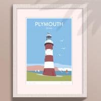 Plymouth Hoe, Devon - Art Print | Coastal Art Print | Fiona Horan