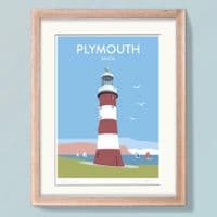 Plymouth Hoe, Devon - Art Print | Coastal Art Print | Fiona Horan
