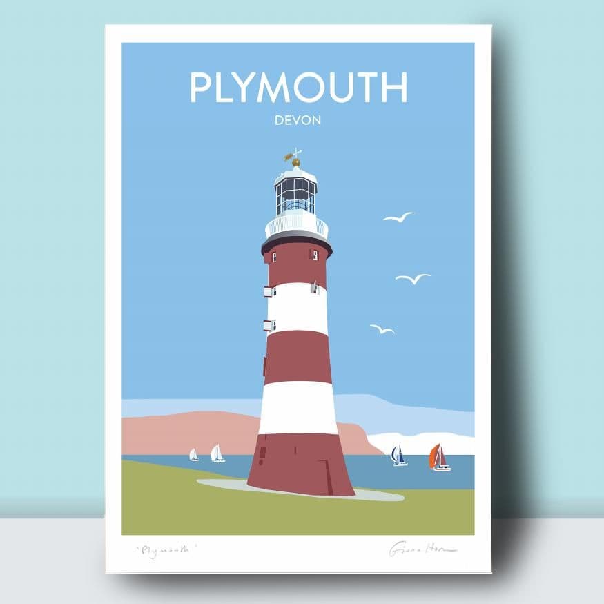 Plymouth Hoe, Devon - Art Print