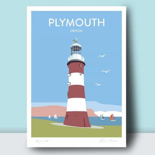 Plymouth Hoe, Devon - Art Print