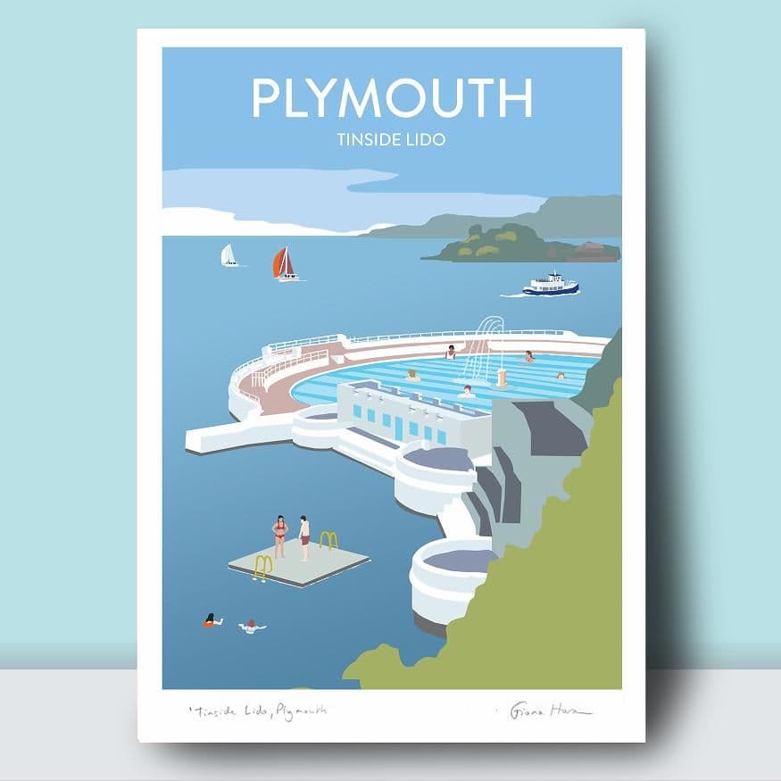 Plymouth, Tinside Lido - Art Print