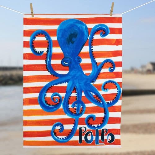 Polpo - Octopus Tea Towel