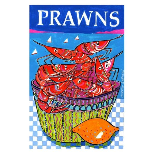 Prawns Signed Print | Fine Art Print | Andrew Ruffhead