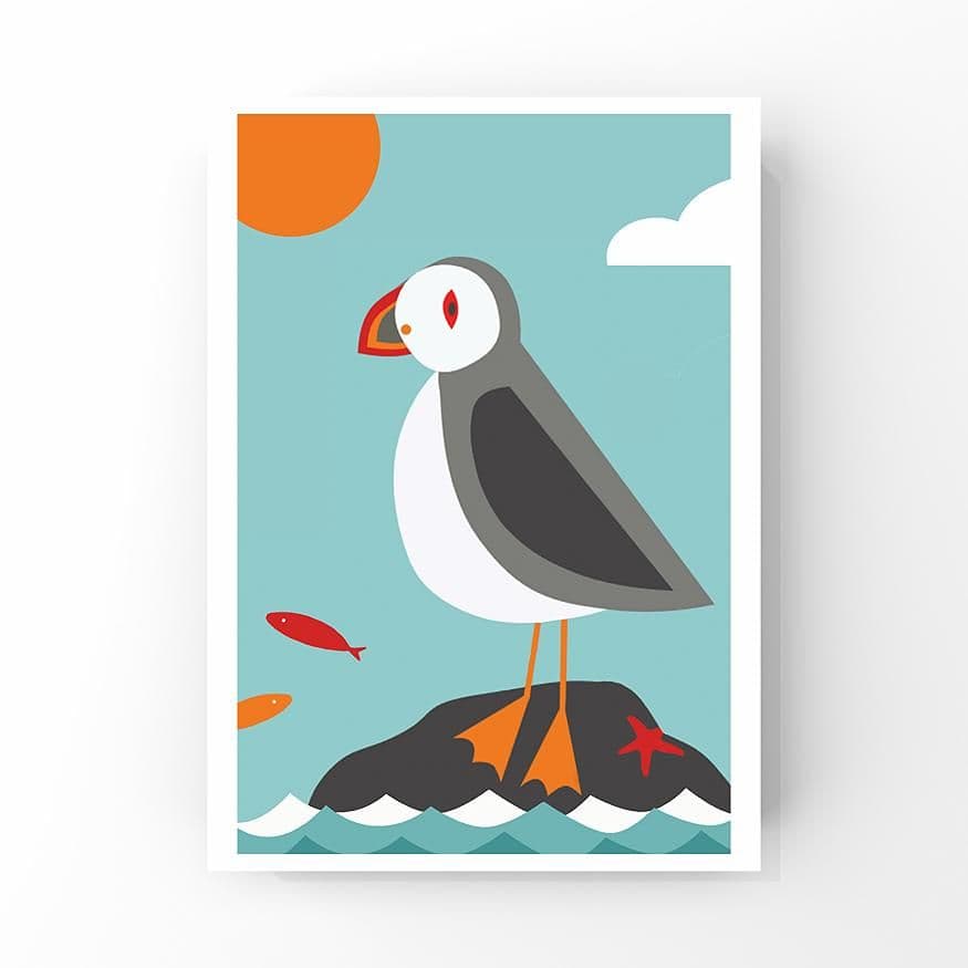 Puffin – A4 Print