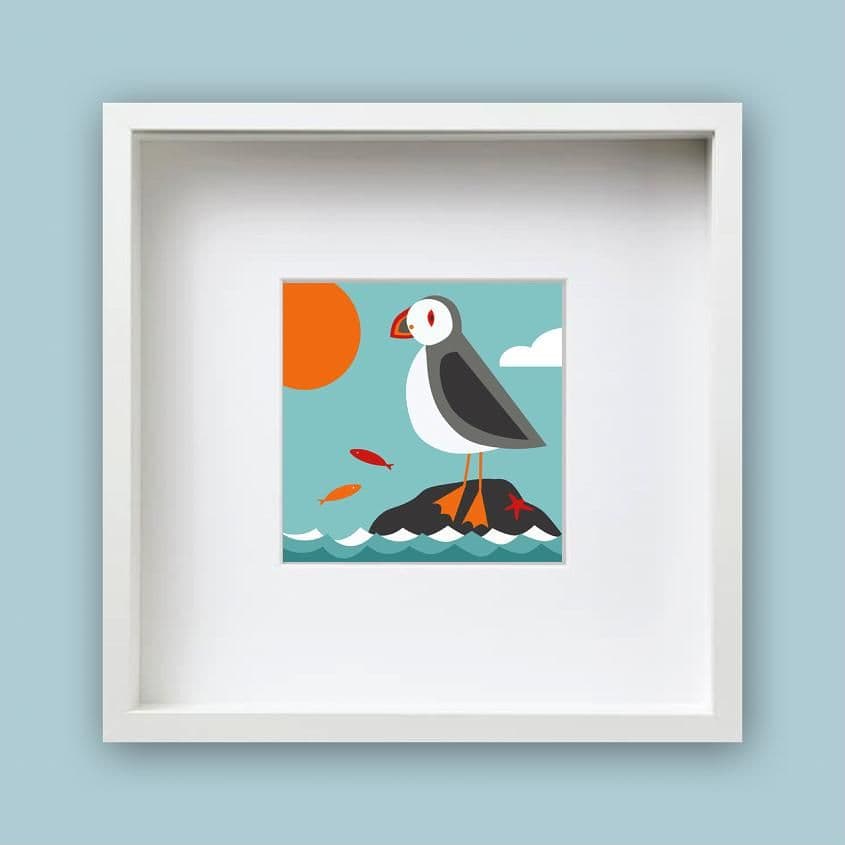 Puffin – Framed Print
