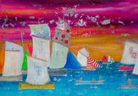 Purple Sky | Art Print | David Raine