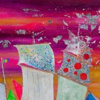 Purple Sky | Art Print | David Raine