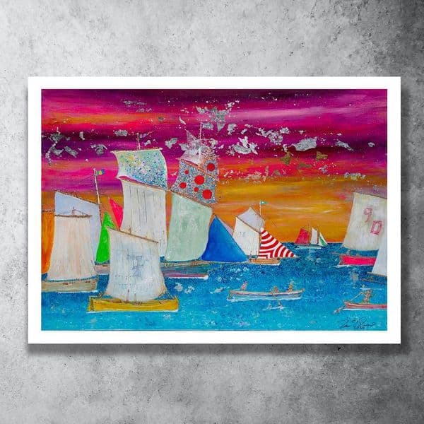 Purple Sky | Art Print | David Raine
