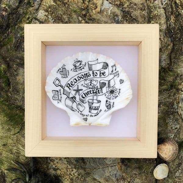 Reasons to be Cheerful | Shell Art | Kim Lynch