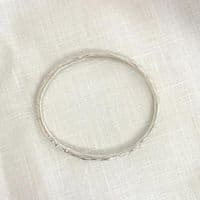 Relic Bangle Bracelet | Silver Bangle | Sarah Adams