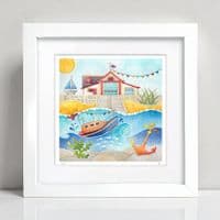 RNLI Lifeboat - Anstruther | Limited Edition Art Print | Louise Stocker