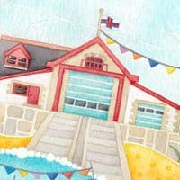 RNLI Lifeboat - Anstruther | Limited Edition Art Print | Louise Stocker