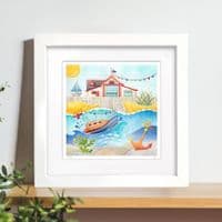 RNLI Lifeboat - Anstruther | Limited Edition Art Print | Louise Stocker