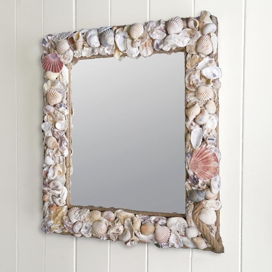 Rustic Shell Mirror | Seashell Wall Mirror | Petya Bates
