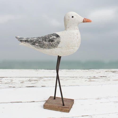 Rustic Wooden Seagull