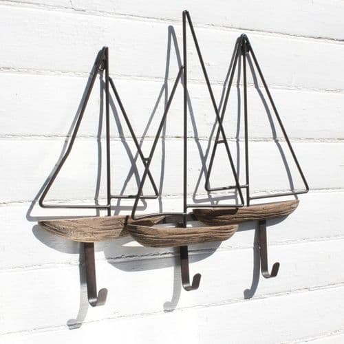 Sailboat Coat Hooks