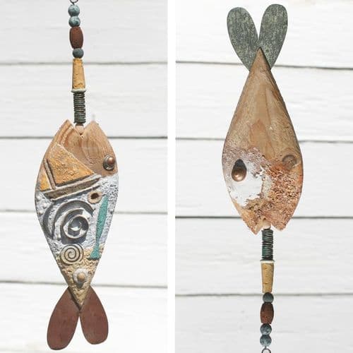 Sailing Fish – Driftwood Art Hanging
