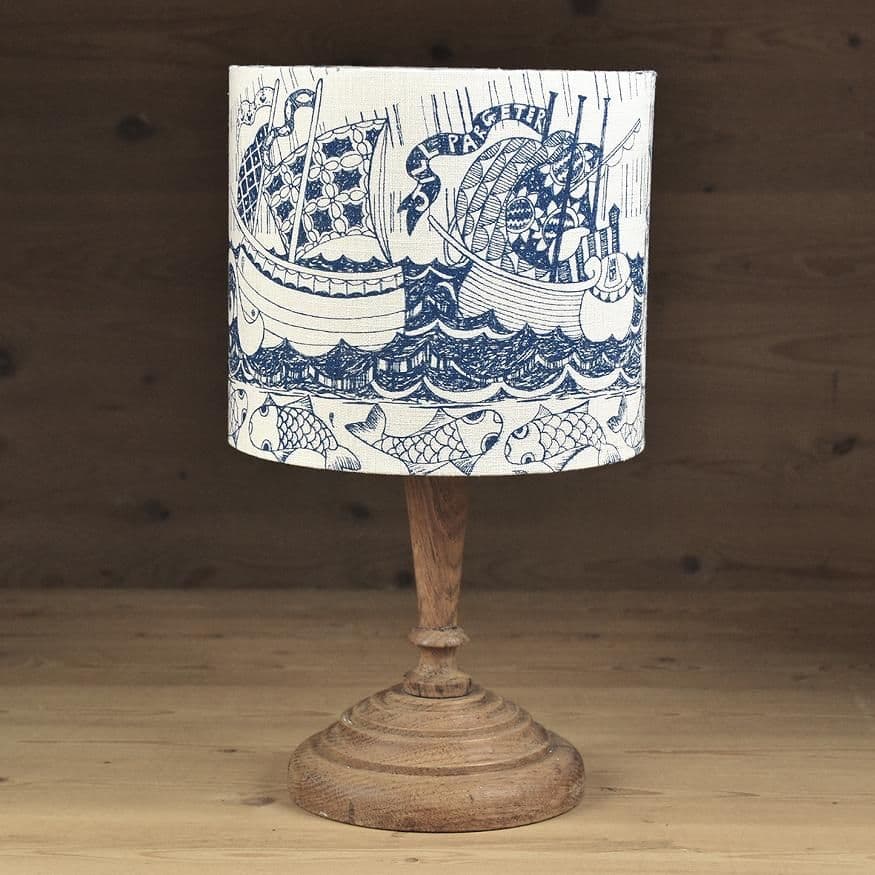 Sailing Ships Linen Lampshade