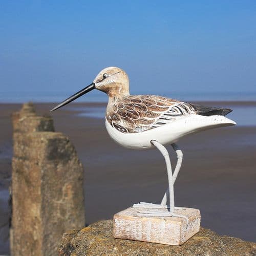 Sandpiper Standing – Bird Carving
