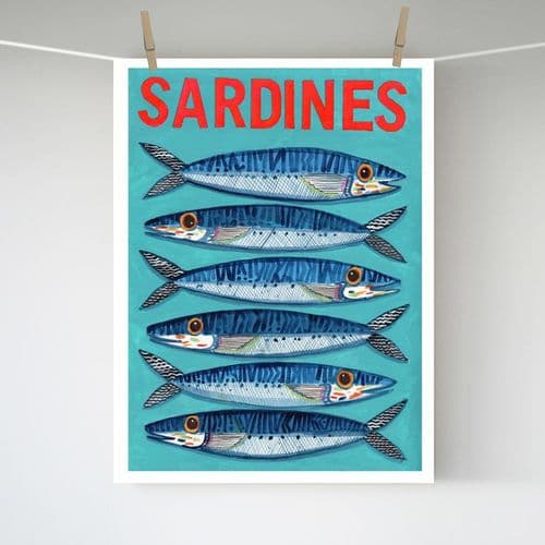 Sardines – A3 print