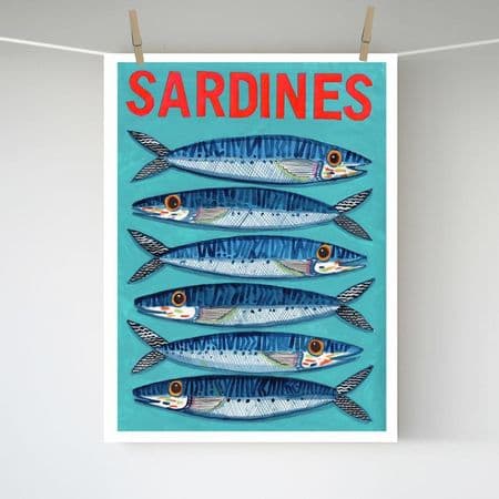 Sardines – A3 print
