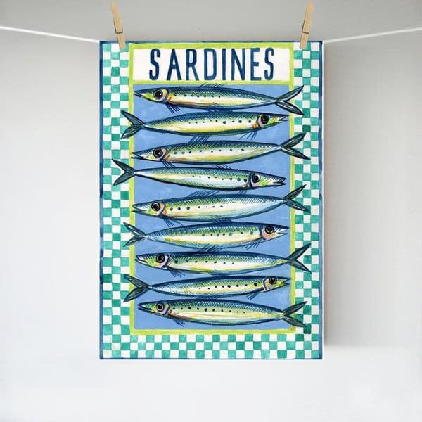 Sardines – A3 Print | Andrew Ruffhead